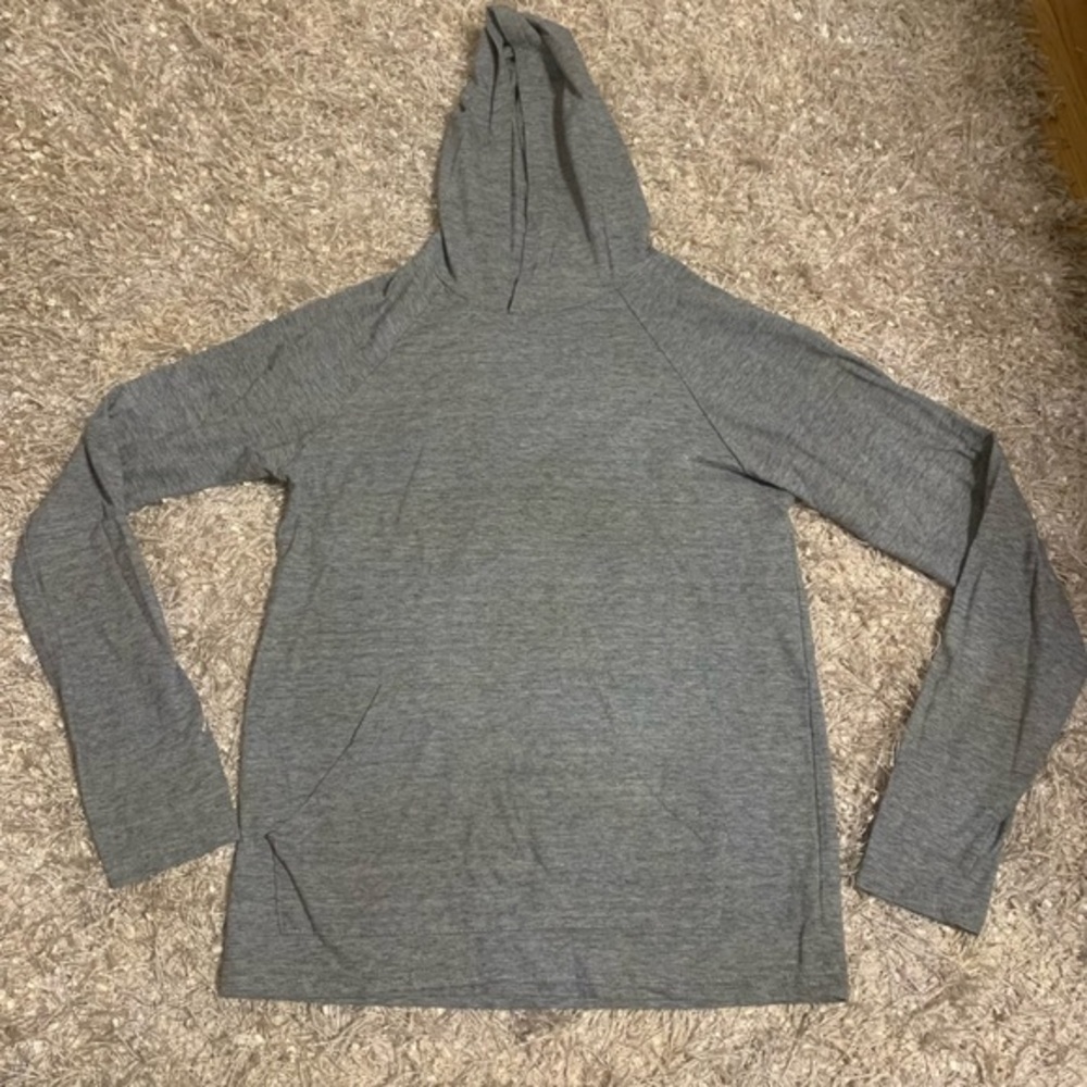 Grey lightweight hoodie - sz S - EUC